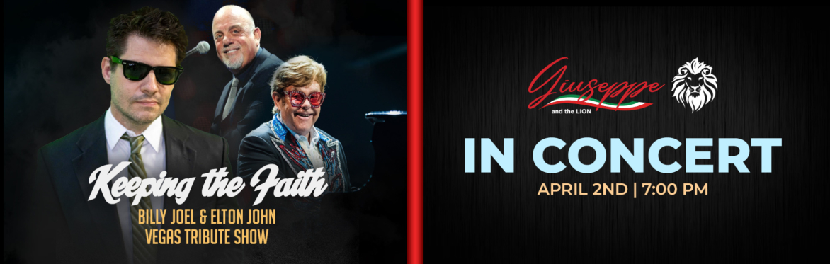 Matt Newbold's Keeping The Faith Billy Joel & Elton John Tribute Show Live Signature Event