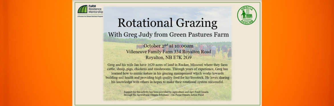 NBSCIA - Rotational Grazing on Green Pastures Farm