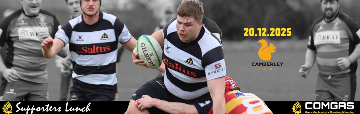 Supporters' Lunch - 20th December 1st XV vs Camberley