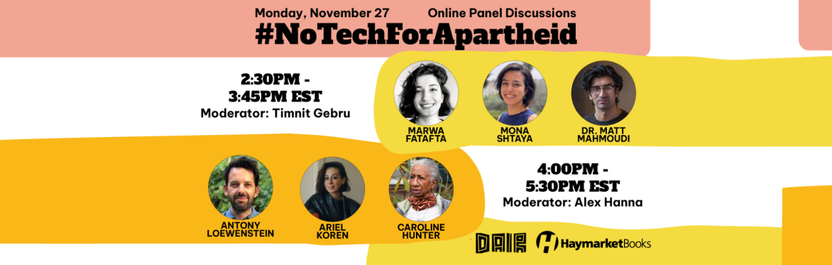 #NoTechForApartheid