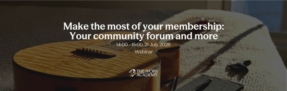 Make the most of your membership: Your community forum and more
