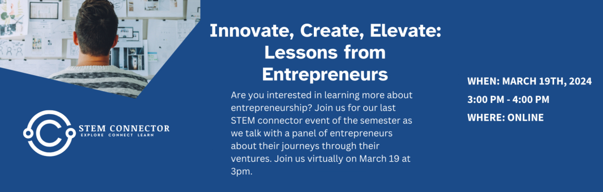 Innovate, Create, Elevate: Lessons from Entrepreneurs