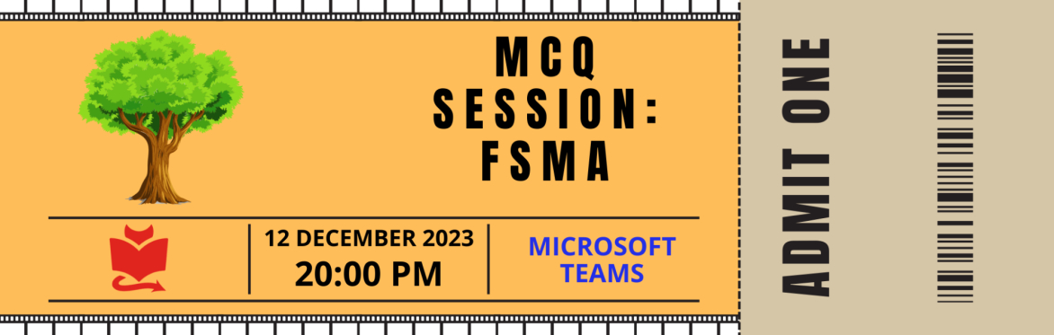 MCQ Session: FSMA