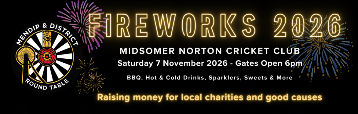 Mendip & District Round Table Fireworks 2026