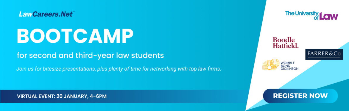 Second/third-year Bootcamp | LawCareers.Net x The University of Law