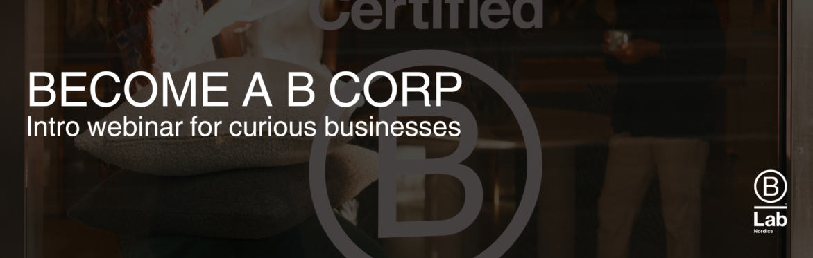 Become a B Corp | Online