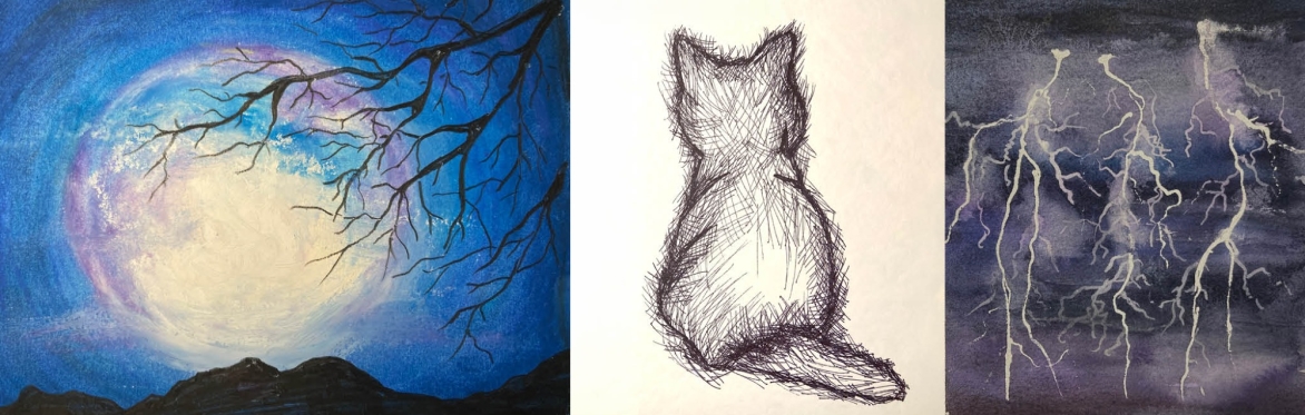 TRICKS AND TREATS! Watercolour and Mixed Media