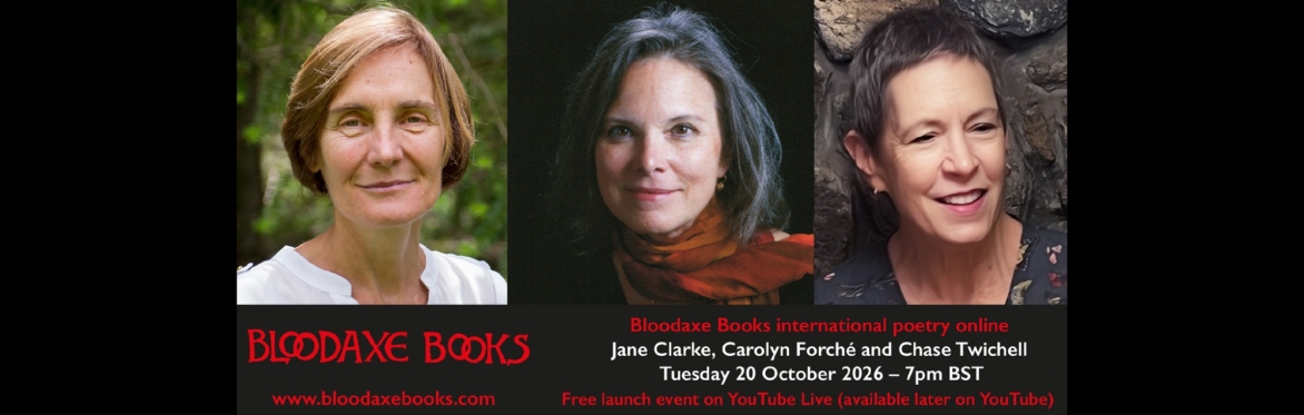 Launch reading with Jane Clarke, Carolyn Forché and Chase Twichell