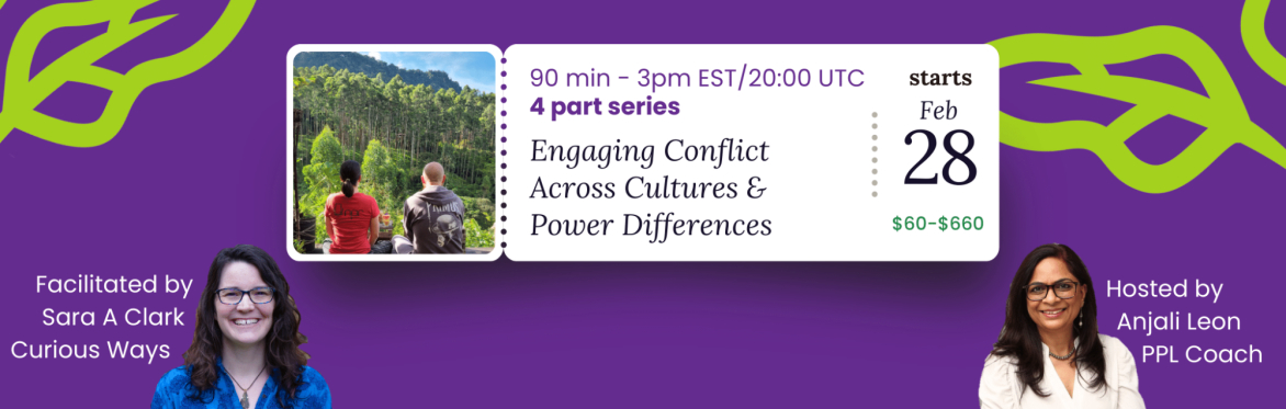 Engaging Conflict Across Cultures & Power Differences - 4 part series