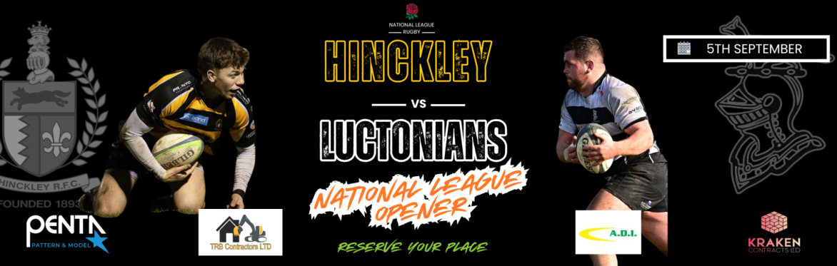 HRFC SEASON OPENING LUNCH - Sat  5th SEPT vs LUCTONIANS