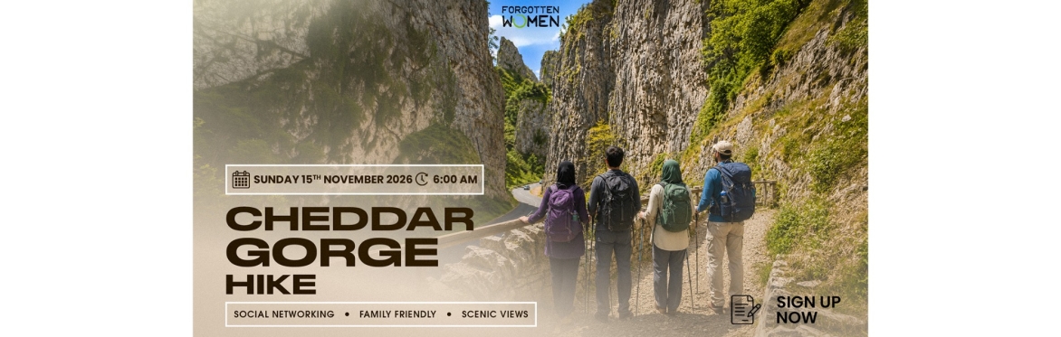 Cheddar Gorge Hike (Challenging) – Sunday 15th November 2026