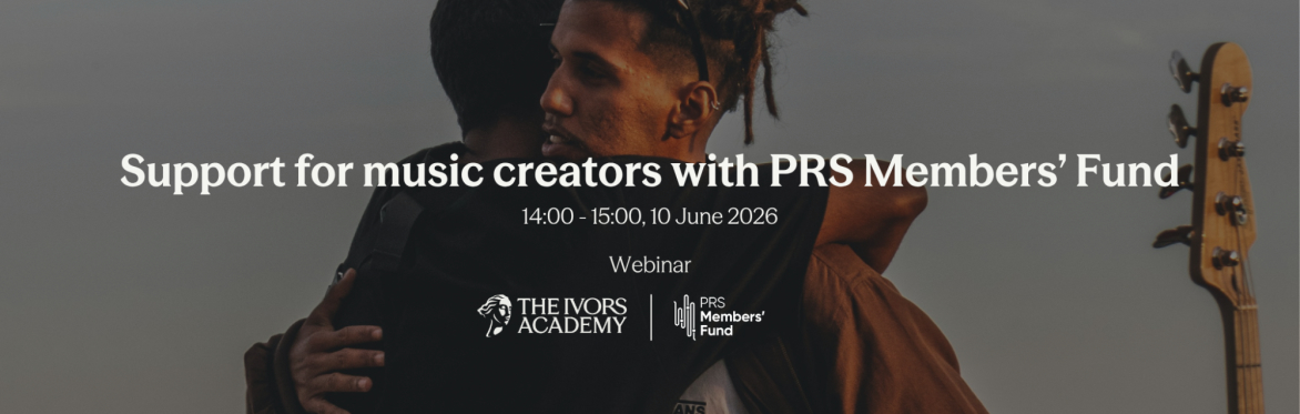 Support for music creators with PRS Members’ Fund