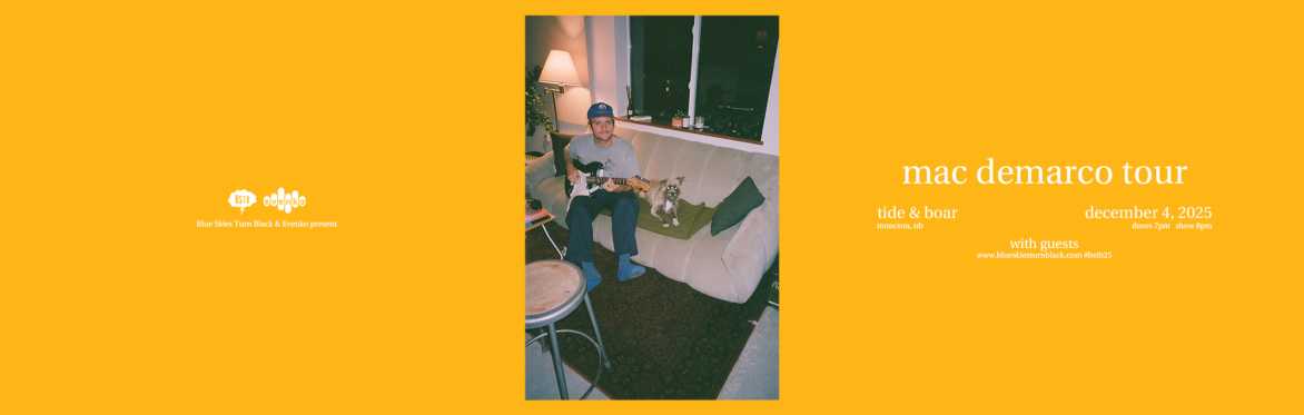 Mac Demarco live at Tide and Boar Ballroom with support from Tex Crick!