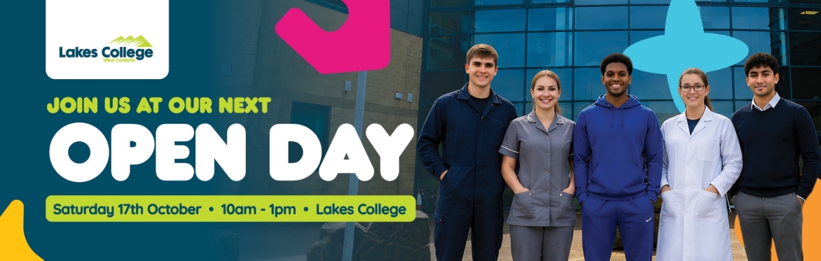 Lakes College Open Day - Saturday 17th October