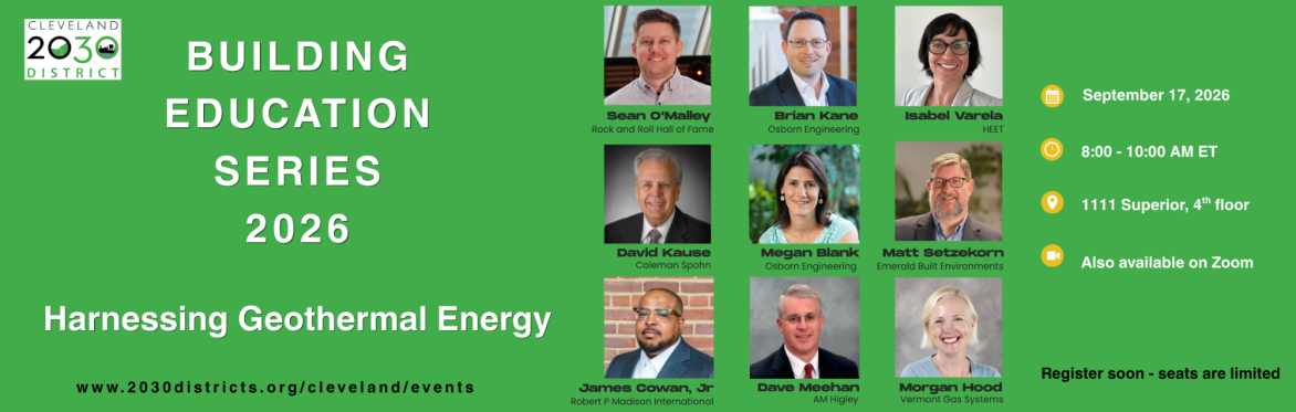 BUILDING EDUCATION SERIES 2026: Harnessing Geothermal Energy