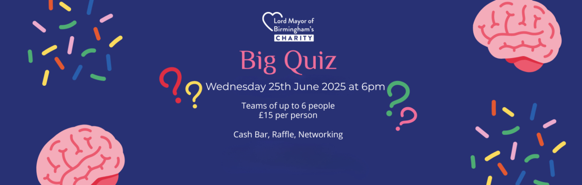 Lord Mayor of Birmingham's Charity Big Quiz 2025