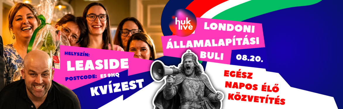 🇭🇺 Augusztus 20. Hackney gyönyörű vízpartján – Tábortűz, Szalonnasütés & Élő Közvetítés