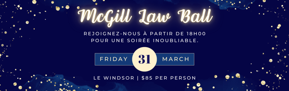 McGill Law Ball 2023