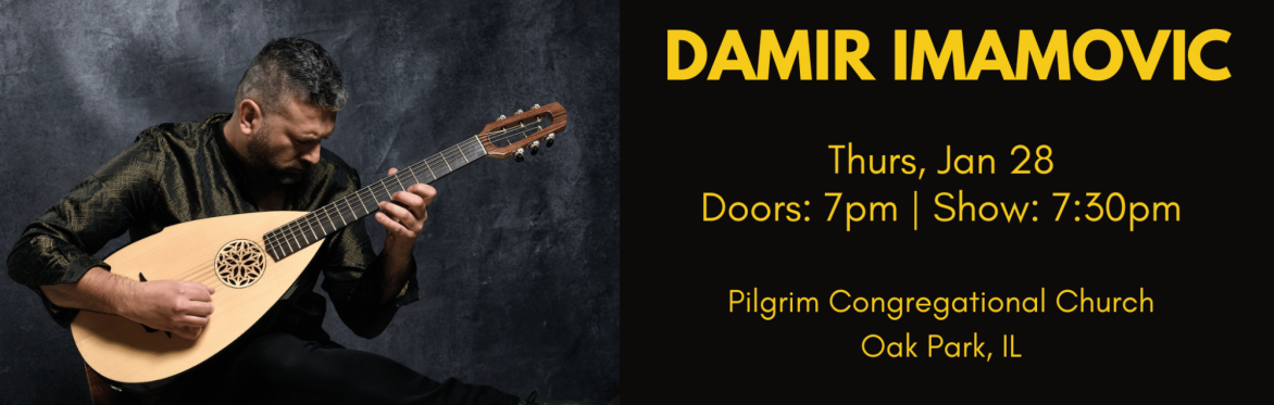 DAMIR IMAMOVIC (Bosnia, trio) - Live in Oak Park, January 28 !