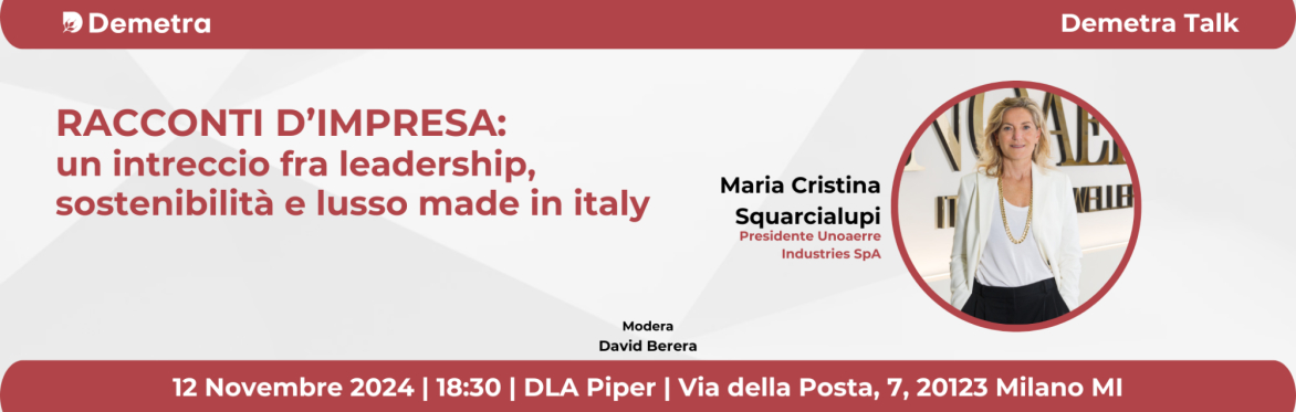 MARIA CRISTINA SQUARCIALUPI: Visioni di futuro tra Innovazione e Tradizione
