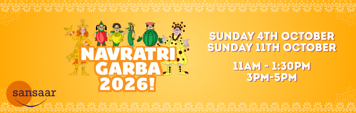 Sansaar Navratri Younger Kids (AGES 3 - 7) London 2026