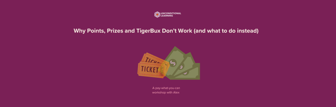 Why Points, Prizes and TigerBux Don’t Work (and what to do instead)