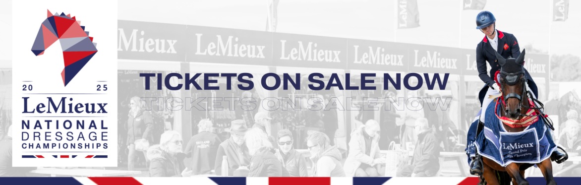 LeMieux National Dressage Championships, tickets on sale now