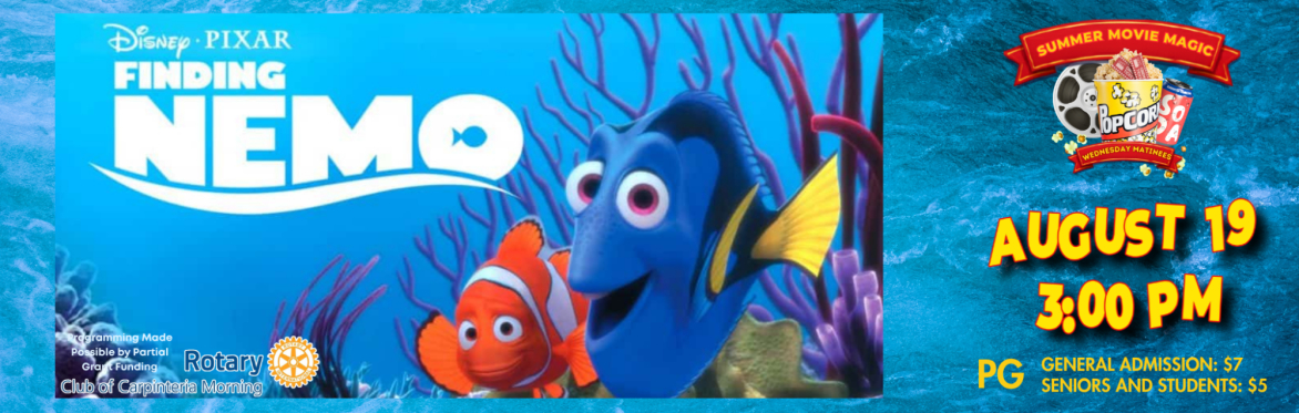 Finding Nemo - Summer Movie Magic: Wednesday  Matinees