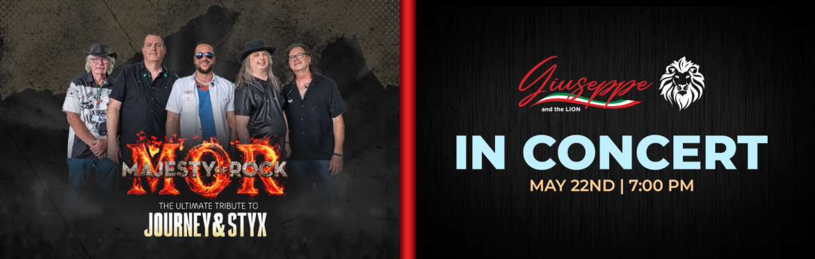 Majesty of Rock a Tribute to Journey & Styx Live SIGNATURE EVENT