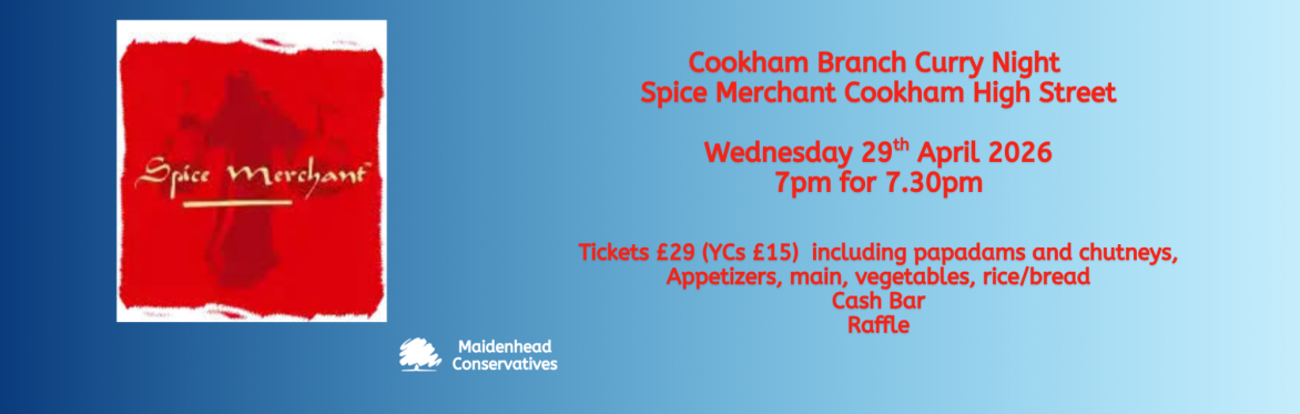 Cookham Branch Curry Night
