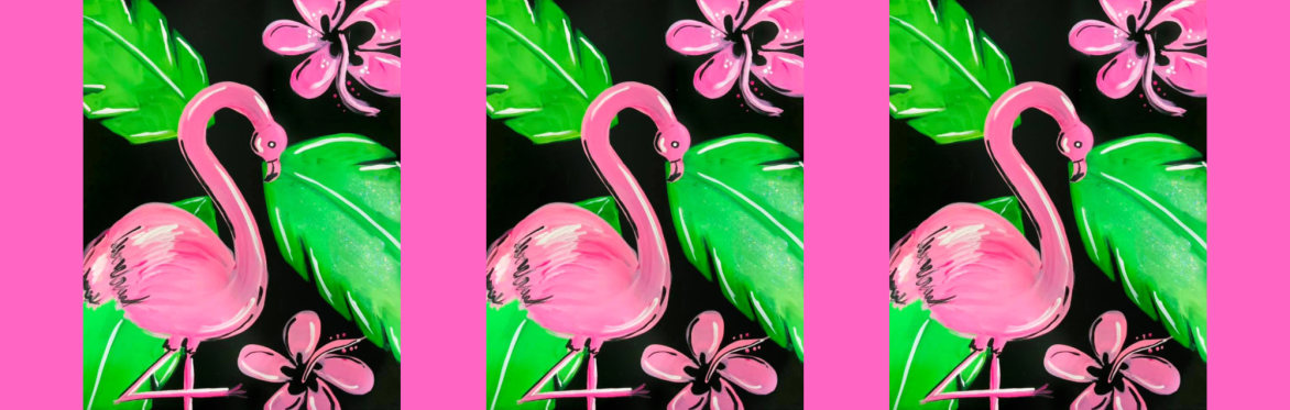07/11 "Flamingo Nights - Blacklight Surprise! 🎨✨" 7pm