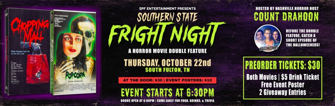 Southern State Fright Night: Chopping Mall & Popcorn