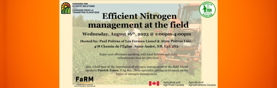 Efficient Nitrogen management at the field