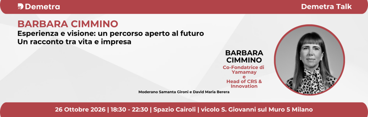Demetra Talk - Barbara Cimmino