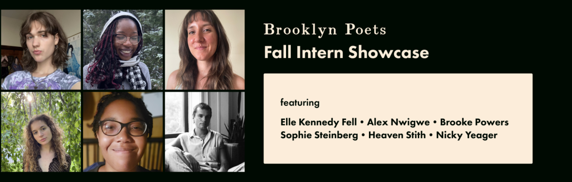Brooklyn Poets Fall Intern Showcase