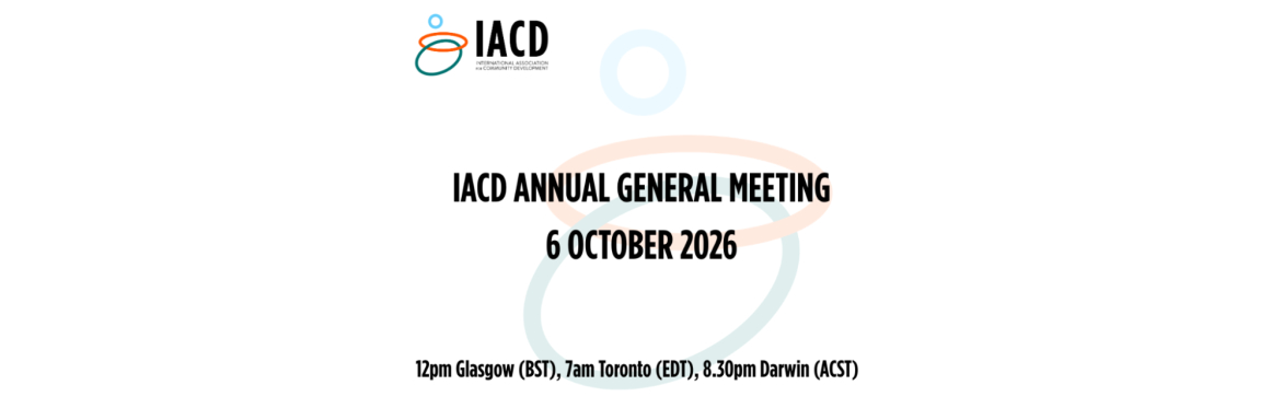 IACD Annual General Meeting 6 October 2026