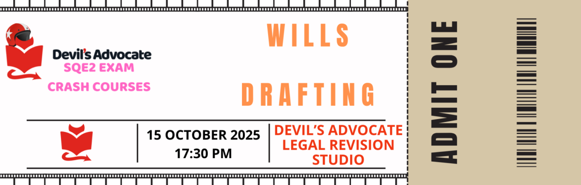 SQE2 MOCK: Wills: Drafting