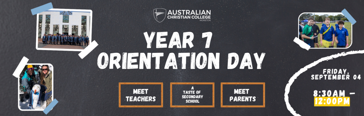 Updated : Year 7 Orientation Day 2026