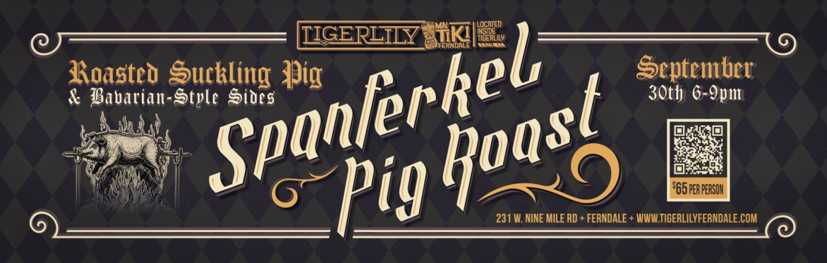 Oktoberfest Spanferkel Pig Roast