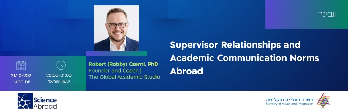 Supervisor Relationships and Academic Communication Norms Abroad