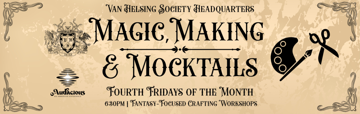 Magic, Making & Mocktails Fantasy Crafting Night