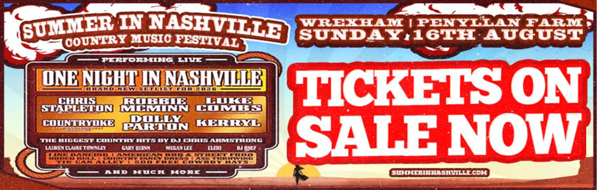 Summer In Nashville -  Wrexham 2026