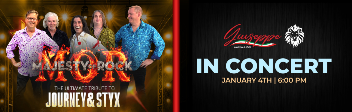 Majesty of Rock a Tribute to Journey & Styx Live SIGNATURE EVENT