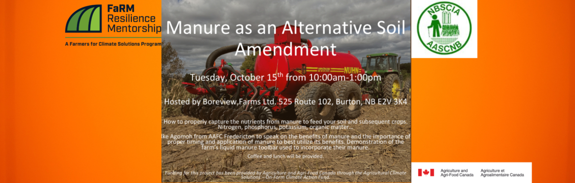 NBSCIA - Manure as an Alternative Soil Amendment