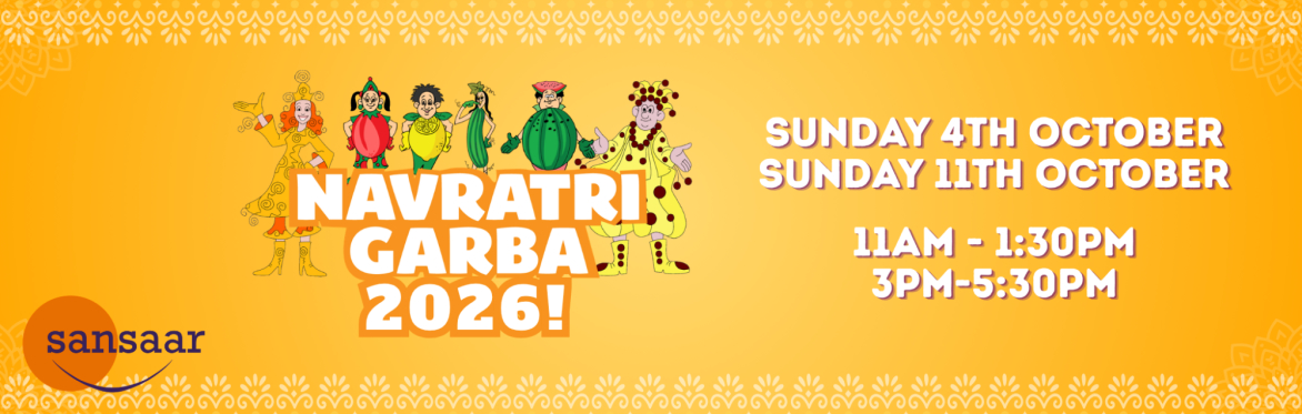 Sansaar Navratri Younger Kids (AGES 3 - 7) London 2026