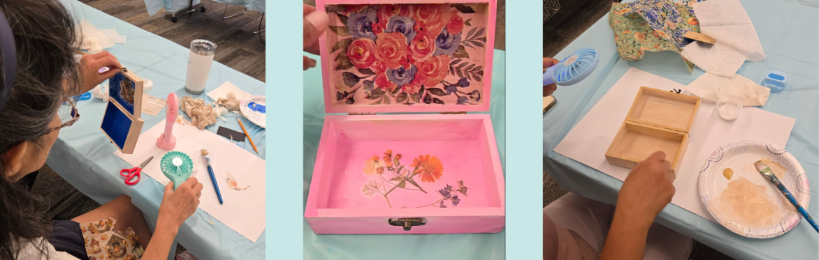 Decoupage Workshop at BrentArt