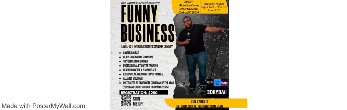 Funny Business 101: Intro to Standup Comedy