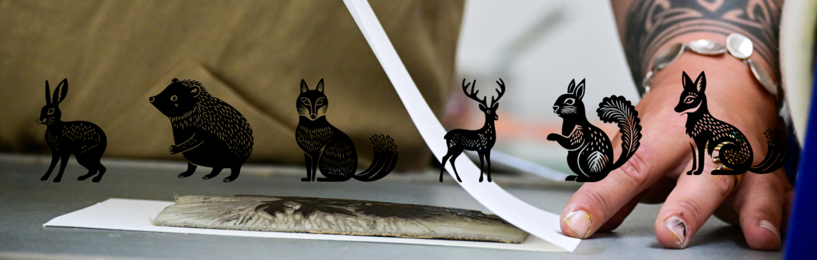 Linocut Taster Workshop: Woodland Animals