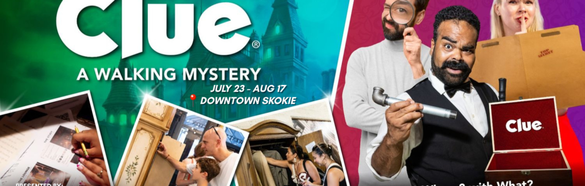 Community Dining Table for a Bite to Eat Before, After or During CLUE: A Walking Mystery