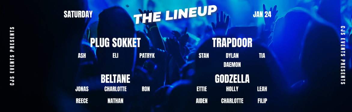 CJS Events presents: The Lineup